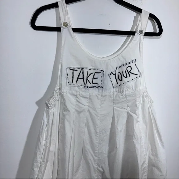 Bread and Butter Wide Leg Drop Crotch Jumpsuit Romper Womens Small Avant Garde - Picture 6 of 9